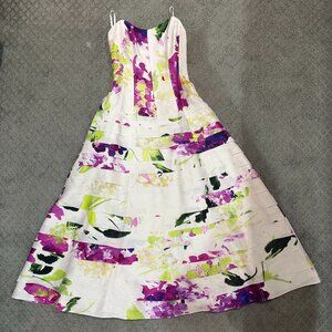 Aje Victoria Midi Dress in Color Wild Hydrangea